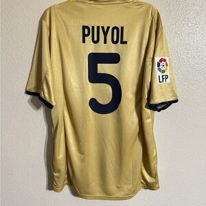 Vintage Barcelona 2001/2002 Puyol away jersey